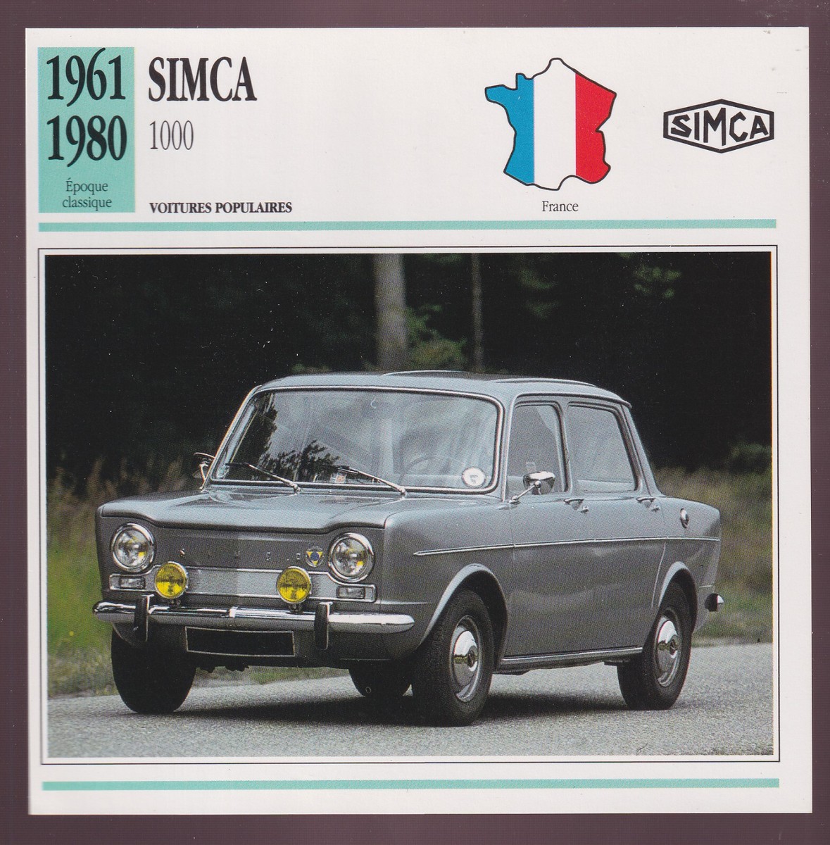 CIJ（セ-・イ-・ジ-）　EUROPARC　シムカ1000 CIJ（セ-・イ-・ジ-） EUROPARC シムカ1000 Simca 1000 - Wikipedia