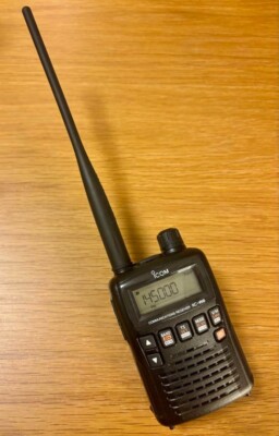 Icom IC-R6 Wide Band Handheld Receiver Airband Special Black From