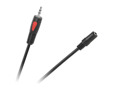 5901890014984 Kabel jack 3.5 wtyk-gniazdo 10m Cabletech Eco-Line Cabletech