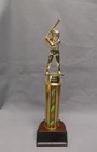softball female gold award trophy weighted base team quantities personalized