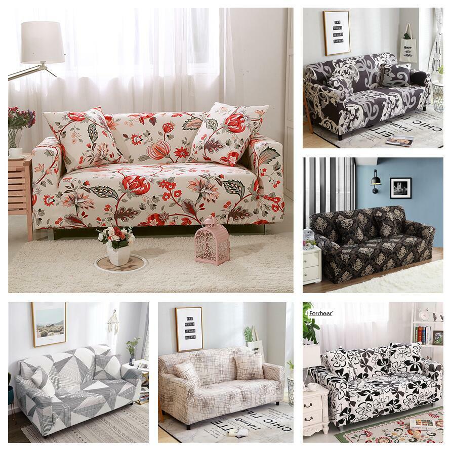 Printed Slipcover Sofa Covers Spandex Stretch Couch Cover Furnit