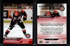 2023-24 Upper Deck CHL Stars Exclusives #301 Matthew Savoie /100