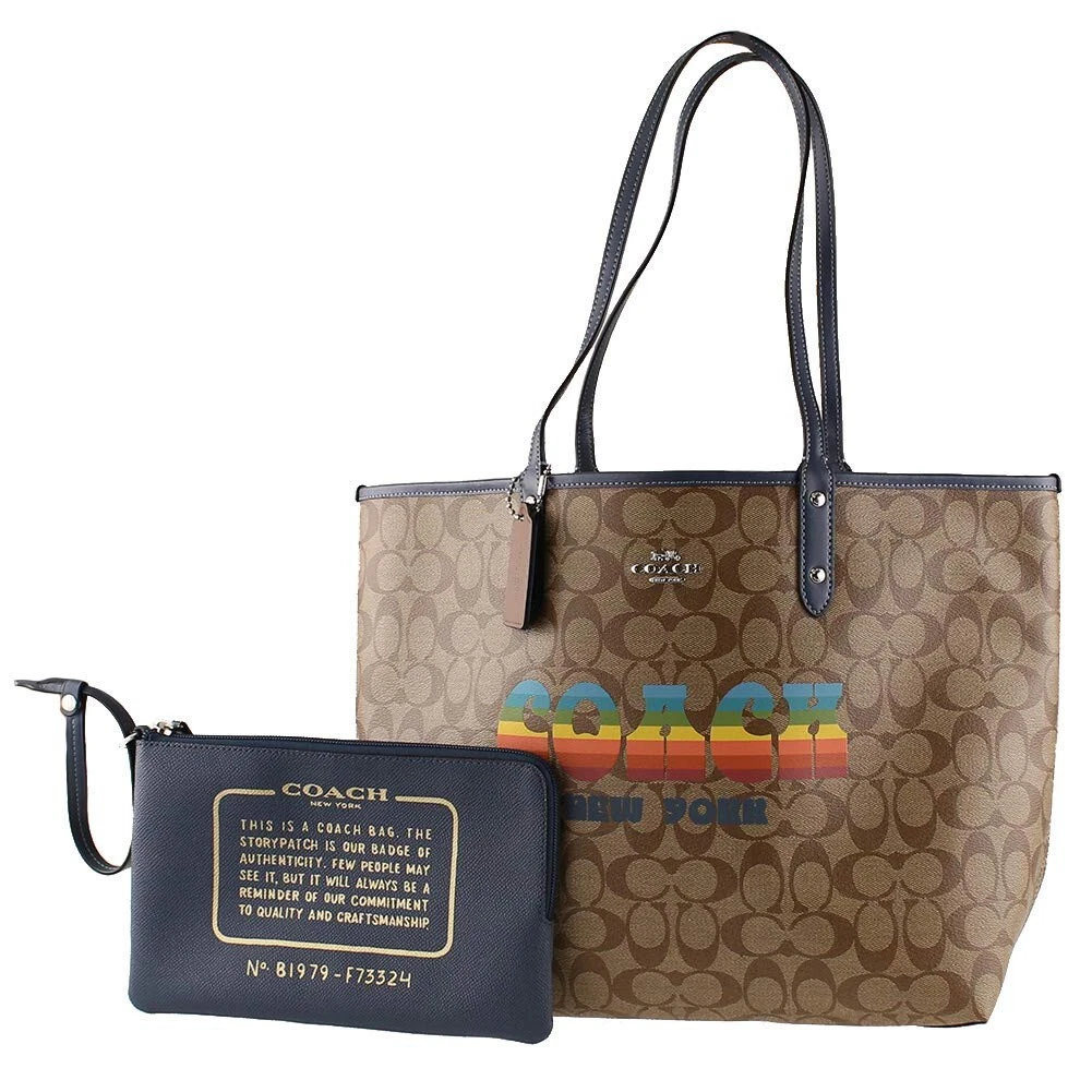 Coach reversible online tote dimensions
