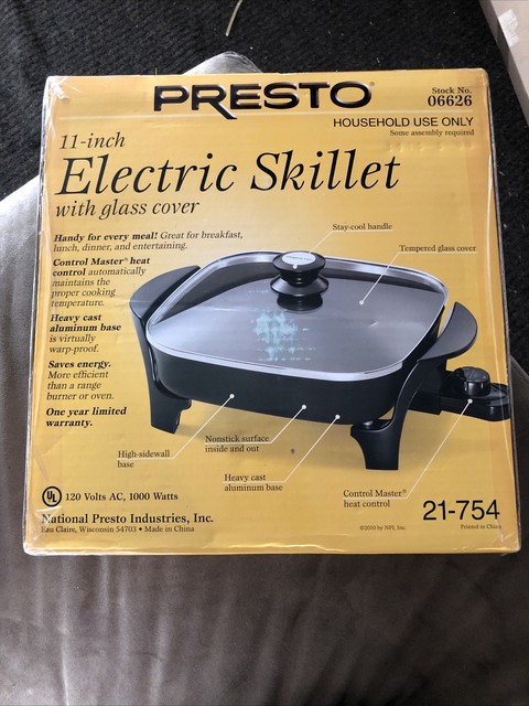 presto 11 inch electric skillet 06626