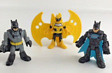 Fisher Price Imaginext DC Comics Super Friends Yellow Batman Figure Lot Toy 77