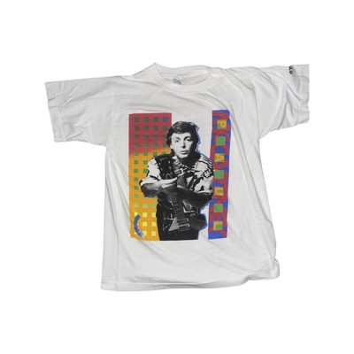 Vintage Paul McCartney World Tour 1989/90 Tee sz L 80s/90s | eBay