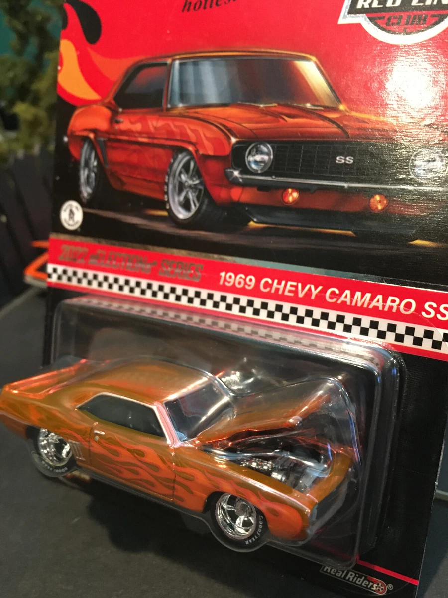 1:64 Hot Wheels LE 2023 RLC Selections 1969 69 Chevy Camaro Orange w/ Flames MOC