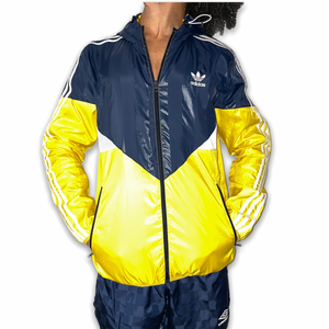 vintage yellow adidas jacket