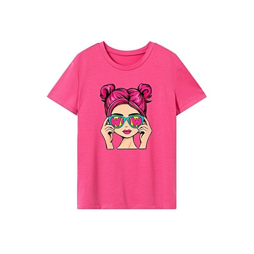 Tee Shirt Anti Uv Femme T-shirt Manches Courtes Col Rond Femme, Estival Et Décontracté Tee Shirt Thermique Femme