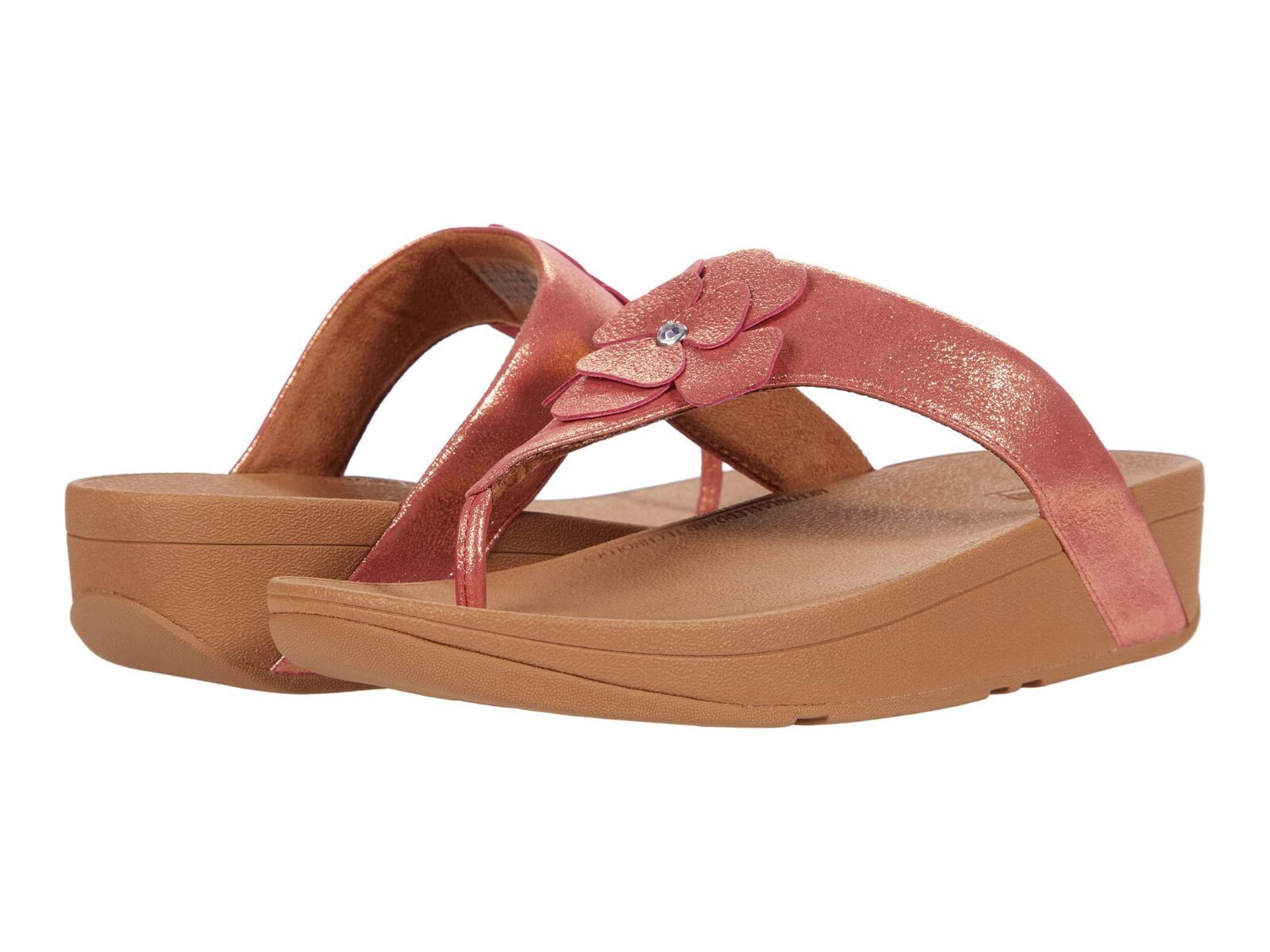 Women's Shoes FitFlop LOTTIE CORSAGE Floral Toe Post Sandal BF2-802 HEATHER  PINK | eBay