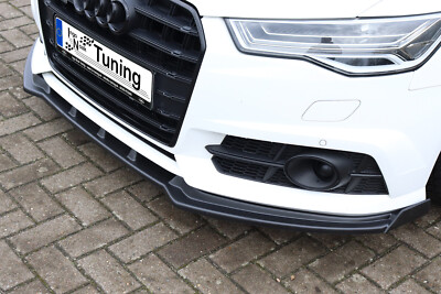 Sonderaktion Frontspoiler mit Wings aus ABS  für Audi A6 S6 C7 4G S-Line