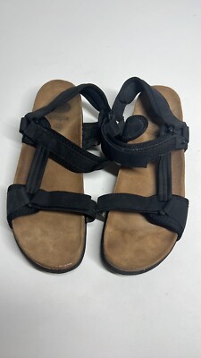 Scholl Heaven Adapta Track Sandals Size 44EU/ 11M Black