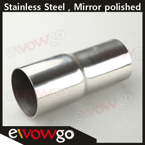 51mm (2") To 57mm (2.25") Stainless Steel Flared Exhaust Reducer Connector Pipe - Picture 2 of 5