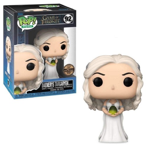 Funko Pop! Digital: Game of Thrones - Daenerys Targaryen with Egg (Grail LE 999 - Picture 2 of 8