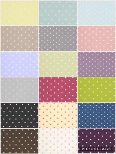 Clarke and Clarke. DOTTY Cotton Fabric for Curtains/ Upholstery/Craft/Cushions - 第 1/18 張圖片