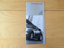 Porsche Official 968 911 928 Consumer Info Folder Brochure 1993 Usa Edition