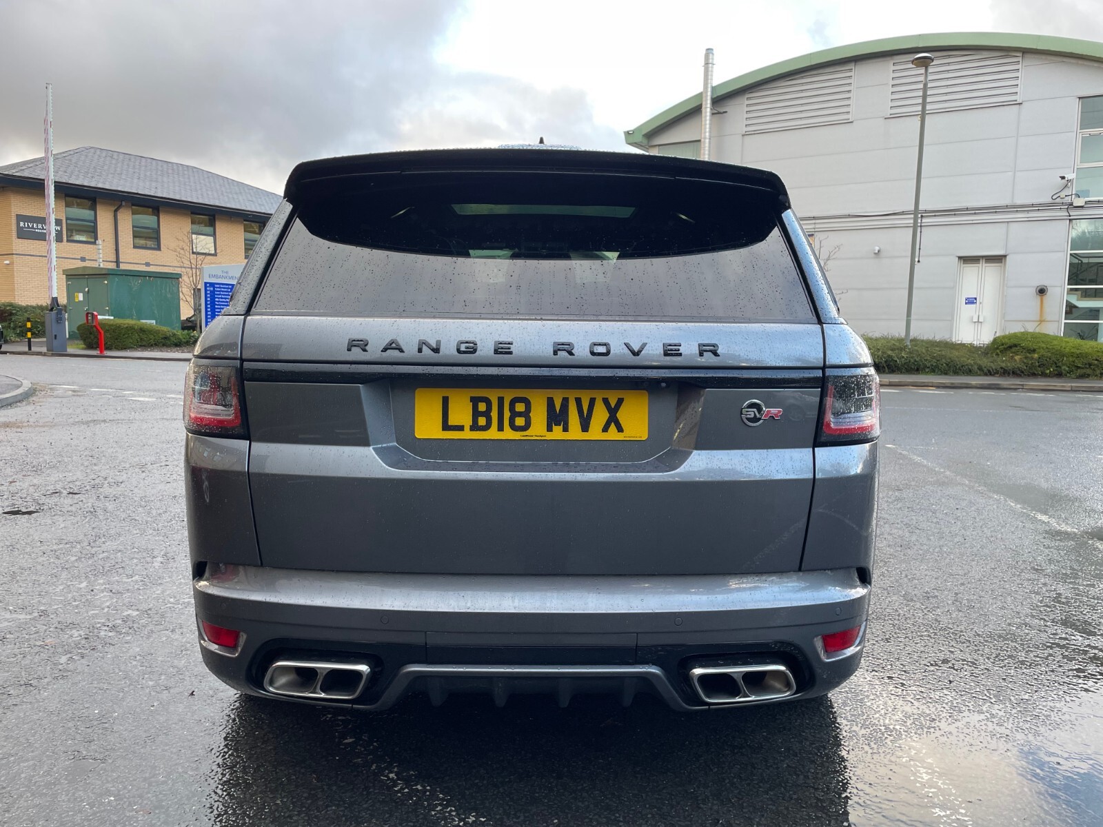 2018 RANGE ROVER SPORT SVR GUNMETAL GREY DAMAGED REPAIRED SALVAGE