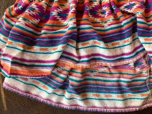 Girl's Size 10 MUDD Dress HI-Lo Sleeveless Smocked Aztec - Picture 4 of 6