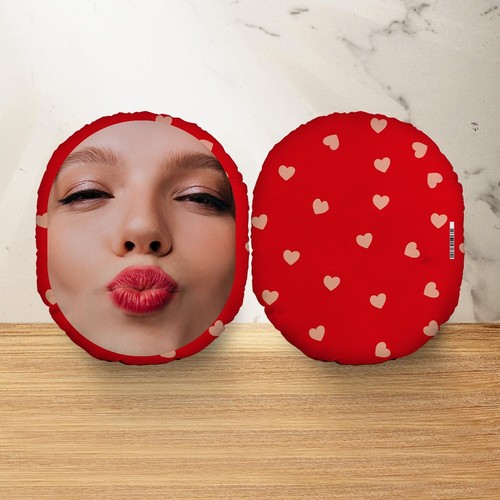 Red Hearts - MUSH CUSH™ Custom Photo Cushion - Face cushion - Picture 2 of 12