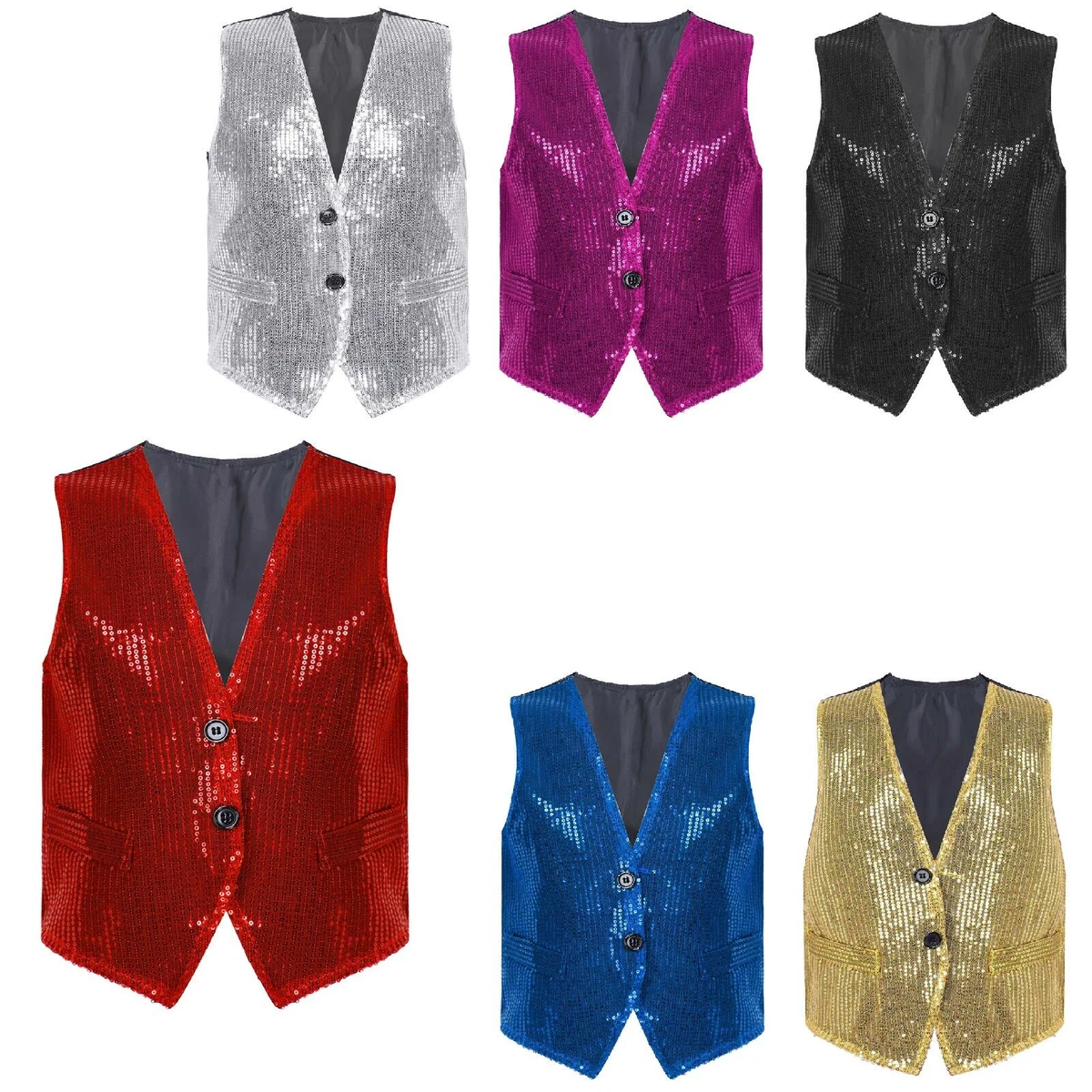 Girls hotsell sequin vest