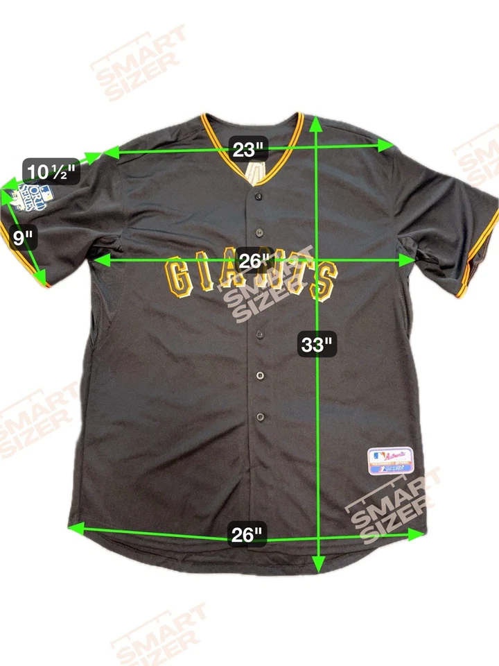Camiseta deportiva rara negra Majestic SF Giants Matt Cain 2010 CAMPEONES DE LA SERIE MUNDIAL XXL Foto 4 de 4