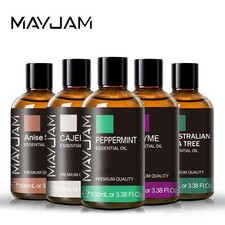 MAYJAM Essential Oils - 100 mL 3.38 oz - Therapeutic Grade Oil - 47 Options