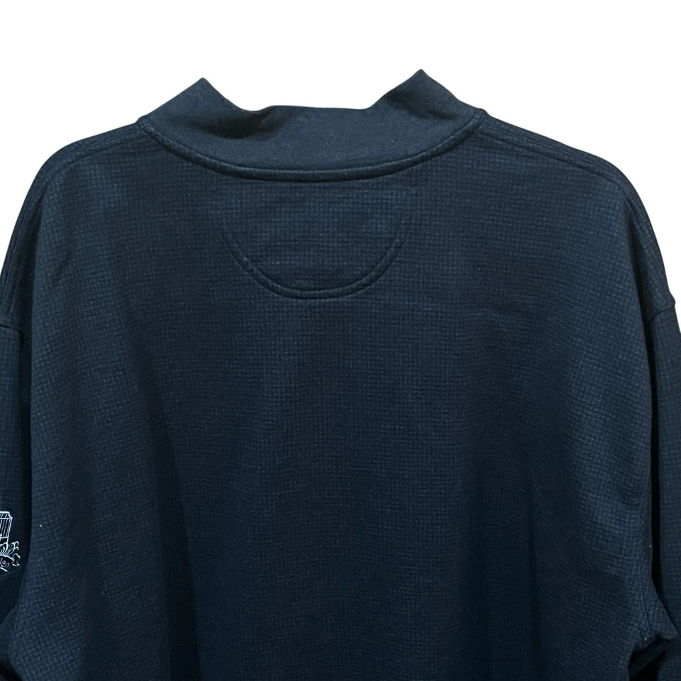 Pulôver xadrez Greg Norman tamanho XXL 1/4 zíper Salem Glen campo de golfe Normcore casual - Imagem 4 de 4