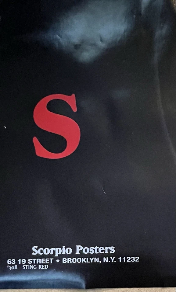 全新无标签 Sting 海报 - 天蝎座海报 #308 复古 — 第 3/3 张图片