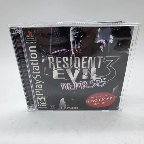 Resident Evil 3 Nemesis PlayStation 1 Ps1- CIB Complete Registration Card Demo