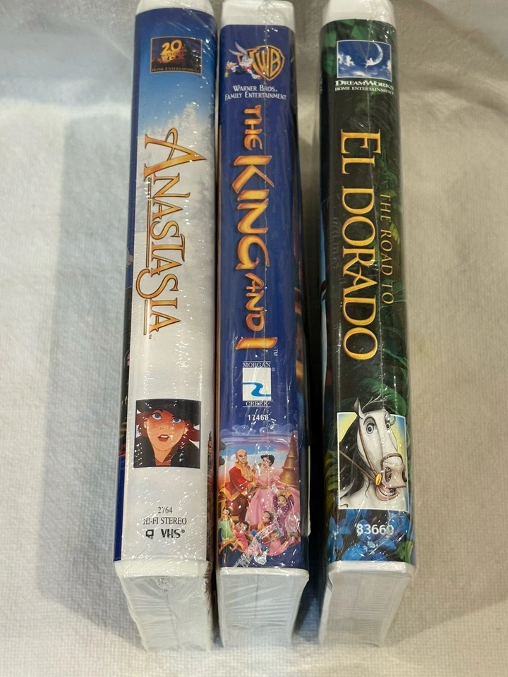 Sealed VHS Lot – Anastasia, The King and I, The Road to El Dorado – New #2 - Image 3 of 3