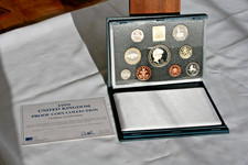 1999 UK Royal Mint Proof Coin Year Set  in Blue Case with COA