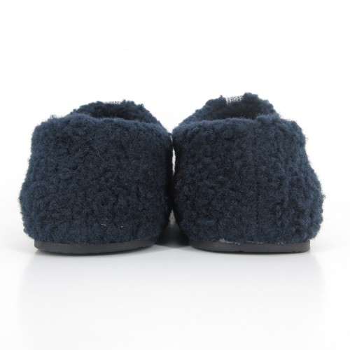 Bombas Sunday Zapatillas Para Mujer 9 Azul Marino Sherpa Mules Zapatos Sin Cordones Cómodos - Imagen 6 de 11
