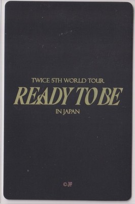 Twice Mina Official Photocard | Ready To Be Japan Ticket Upgrade