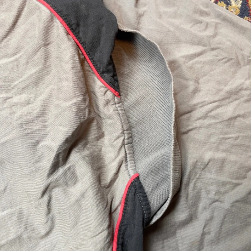 Camisa de trabajo Snap On Tools para hombre XL gris negro rojo manga corta cuello bolsillo Foto 3 de 4