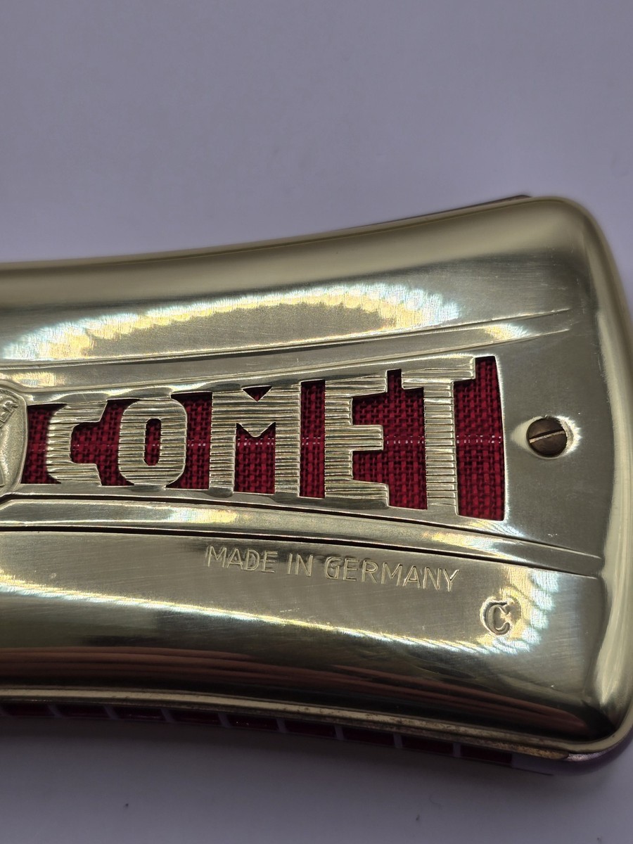 よ51）M.Hohner Comet ハーモニカ ゴールド ケース付き よ51