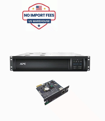 BUNDLE: APC SmartUPS LCD 1500VA Rack 2U UPS (SMT1500RM2U/DLT1500RM2U) w/ AP9630.