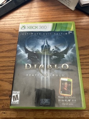 Diablo 3 Reaper of Souls, Ultimate Evil Edition (Xbox 360) CIB DLC On Disc! III