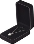 Velvet Earring Ring Necklace Pendant Jewelry Gift Boxes Case Wedding — photo 1