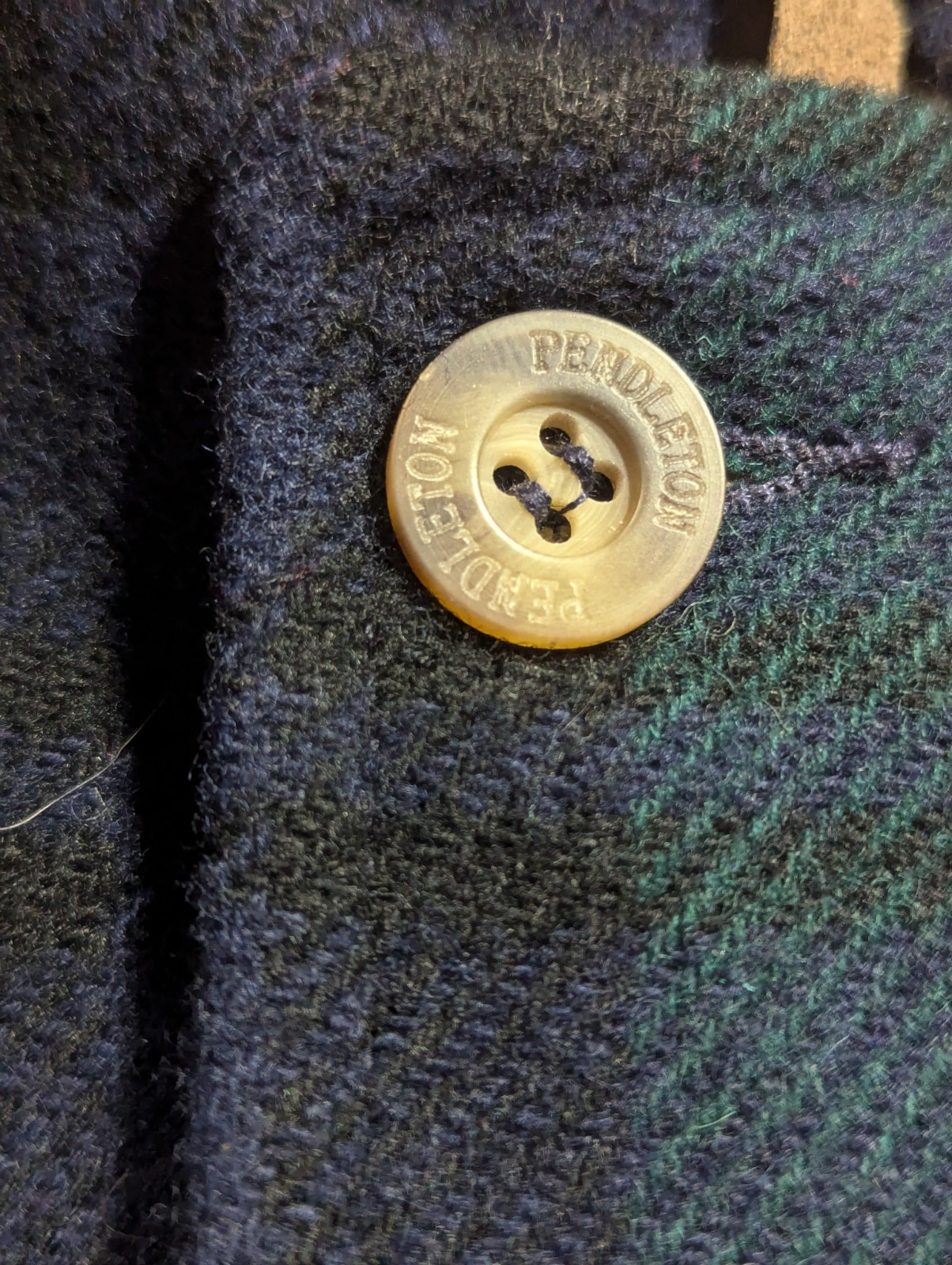 PENDLETON Reversible Wool Full Zip Coat Jacket Me… - image 9