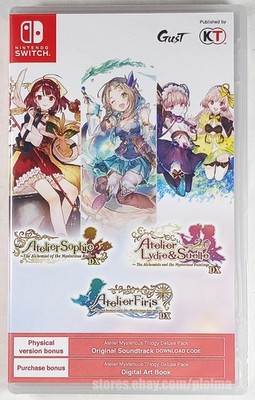 ATELIER MYSTERIOUS TRILOGY New NINTENDO SWITCH Game ASIA Import US Seller Sophie