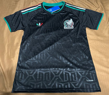 Mexico Black Alternate Soccer Jersey Mens Futbol New XL