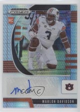 2020 Panini Prizm Draft Picks Rookies Hyper 4/75 Marlon Davidson #195 Auto 5lp