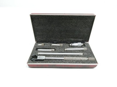 Starrett 823 Inside Machinist Micrometer Tool Box 0-4in