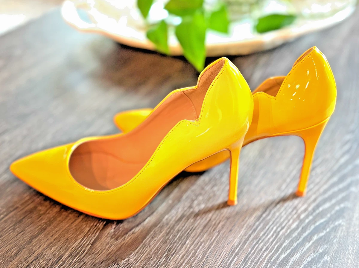 Yellow Stiletto Heels for Women for sale | eBay