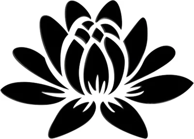3D Acrylique Miroir Fleur De Lotus Sticker Mural Stickers Muraux Auto-Adhésif Am - Photo 1/4