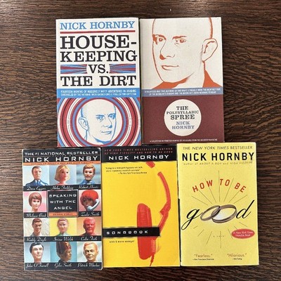 Lot of 6 Nick Hornby: Believer~Songbook~How to be Good~Speaking with the Angel~
