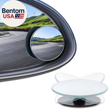 4PCS Blind Spot Mirror, round HD Glass Side Blindspot, Frameless Convex Mirror C