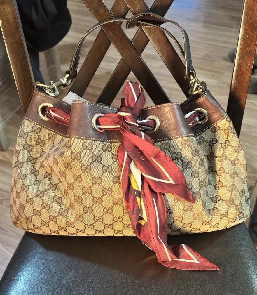 Gucci Pusitano Tote Bag Shoulder Bag