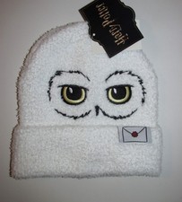 Adult CUTE SOFT Harry Potter 'Hedwig' Beanie One Size BRAND NEW W TAGS
