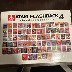 Atari Flashback 4 Classic Game Console- 76 Built In Games- New Sealed In Box